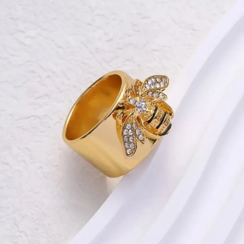Gold Bee Ring N1839